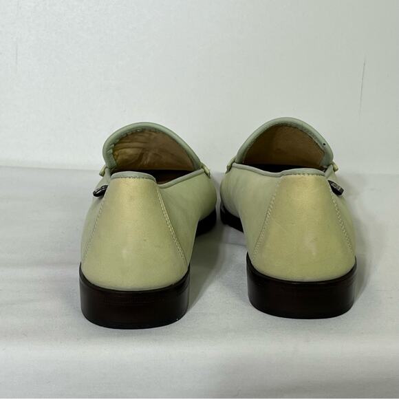 ESCADA Genuine Leather Hand Sewn Moccasin Loafers Size 7.5 - Picture 6 of 11